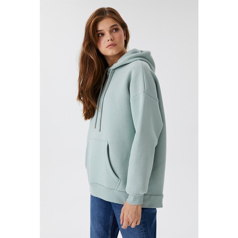 Lee Cooper Ella Women's Hooded Sweatshirt Mint