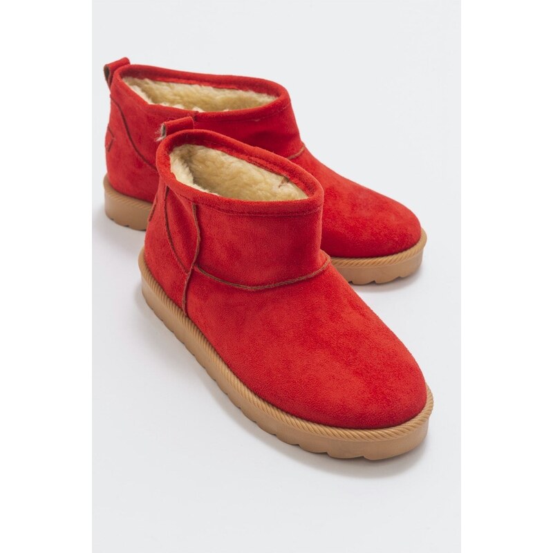 LuviShoes East Women's Red Boots