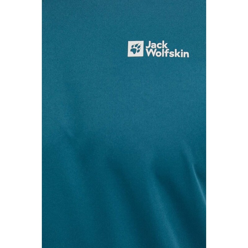 Sportovní triko Jack Wolfskin Tech zelená barva, 1807072