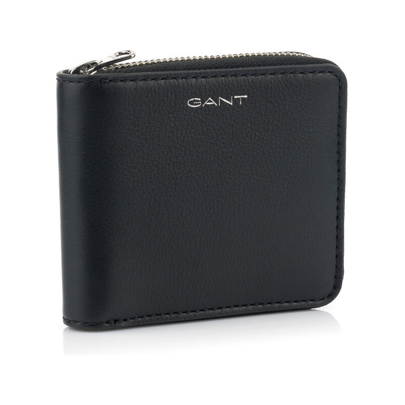 PENĚŽENKA GANT LEATHER ZIP WALLET černá None