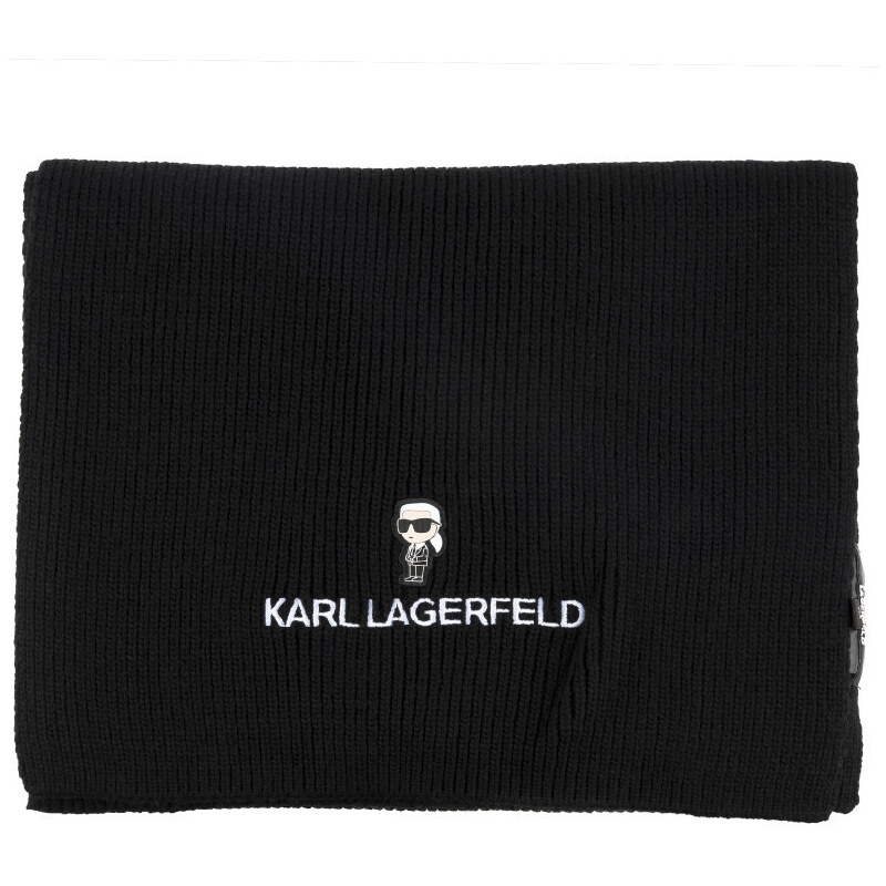 ŠÁLA KARL LAGERFELD K/IKONIK 2.0 KNIT SCARF