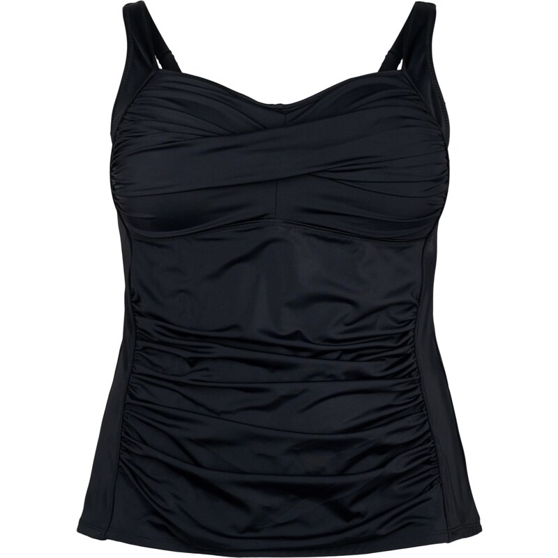 Swim by Zizzi Tankiny top SBASIC černá