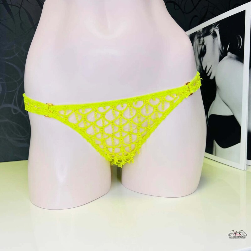 Agent Provocateur Axis Brief Lime Yellow