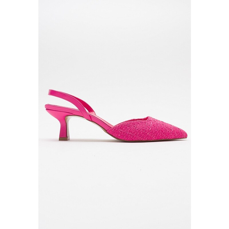 LuviShoes OVER Pink Women's Heeled Shoes