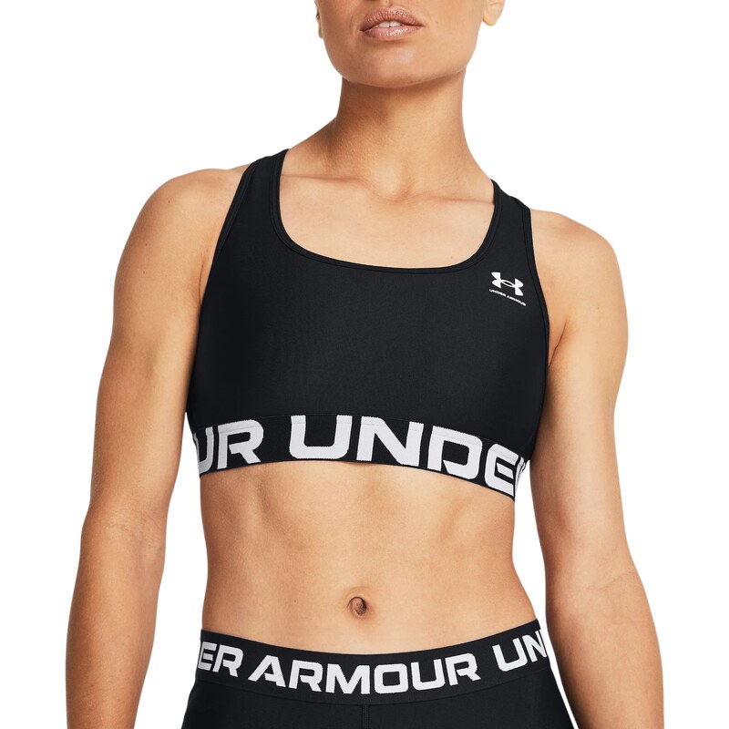 Under Armour Podprsenka Under HeatGear Armour Mid Branded Sports Bra 1383544-001