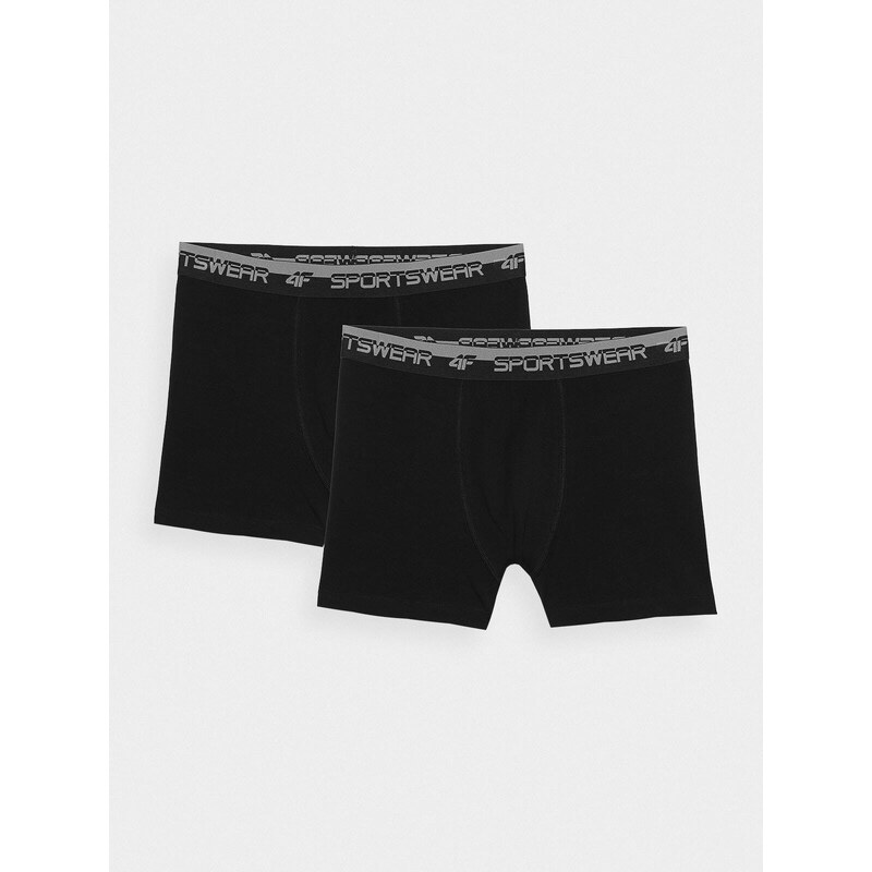 4F Pánské spodní prádlo boxerky (2-pack) - černé