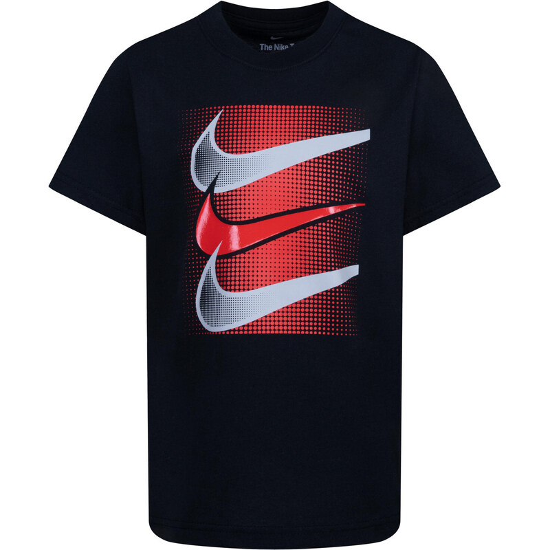 Nike brandmark tee multi swoosh BLACK