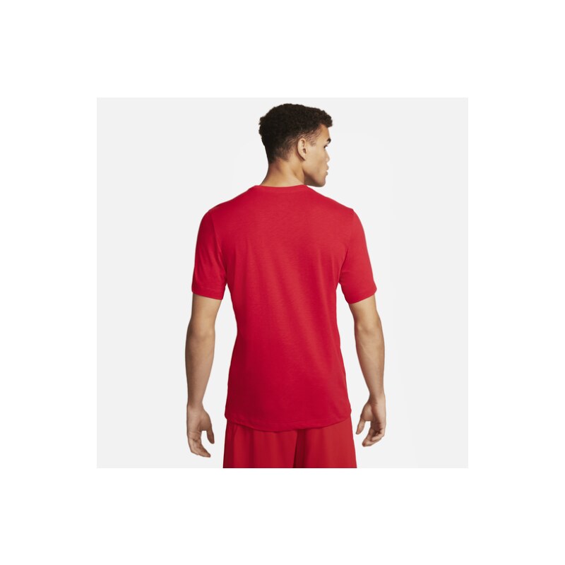 Nike M NK DF TEE SLUB HBR RED