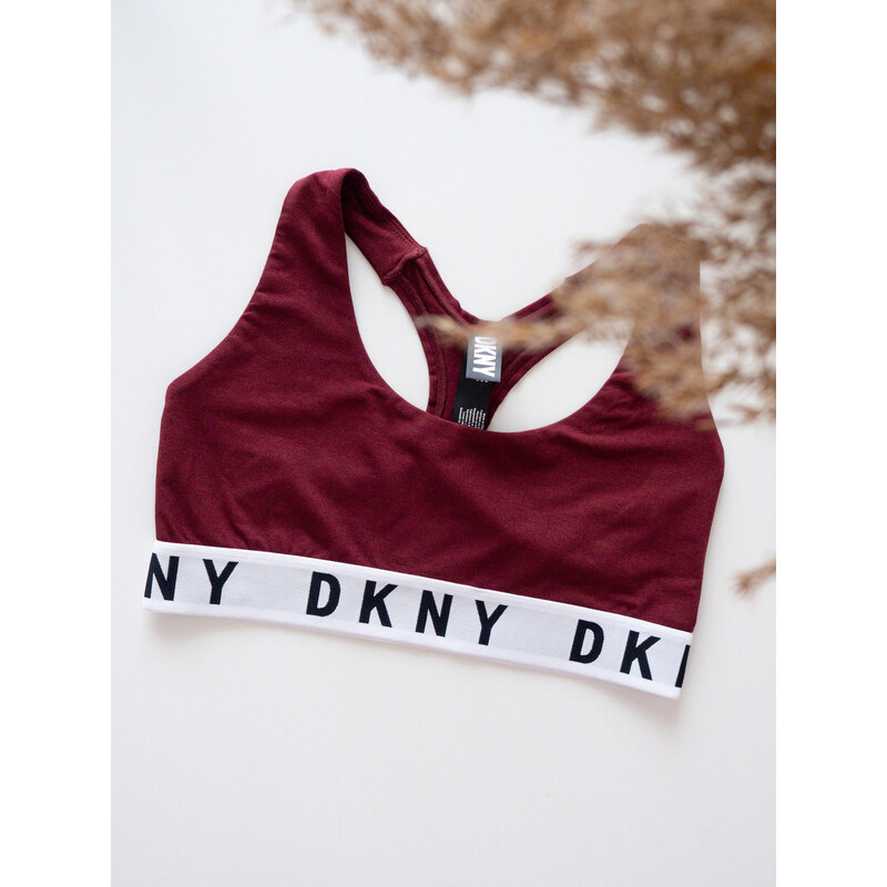 DKNY Cozy Boyfriend racerback podprsenka - chocotrufl