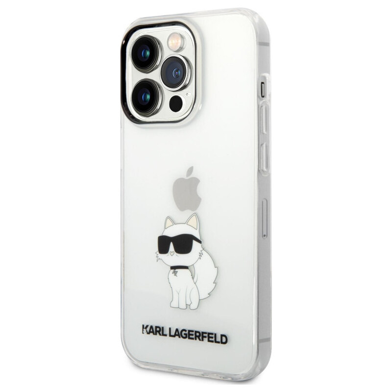 Karl Lagerfeld IML Choupette NFT Zadní Kryt pro iPhone 14 Pro Max transparentní