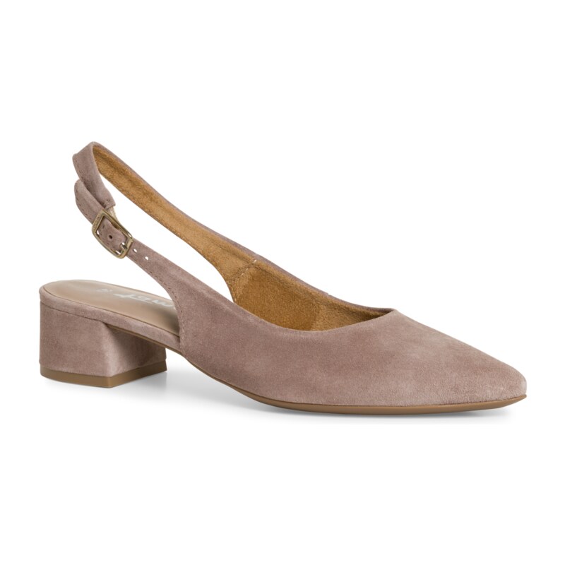 Elegantní lodičky s volnou patou Tamaris 1-29500-42 béžová 109372274