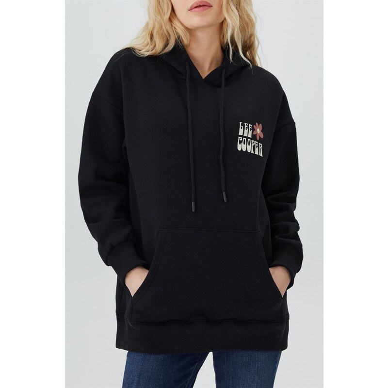 Lee Cooper Ella Women's Hooded Sweatshirt Black