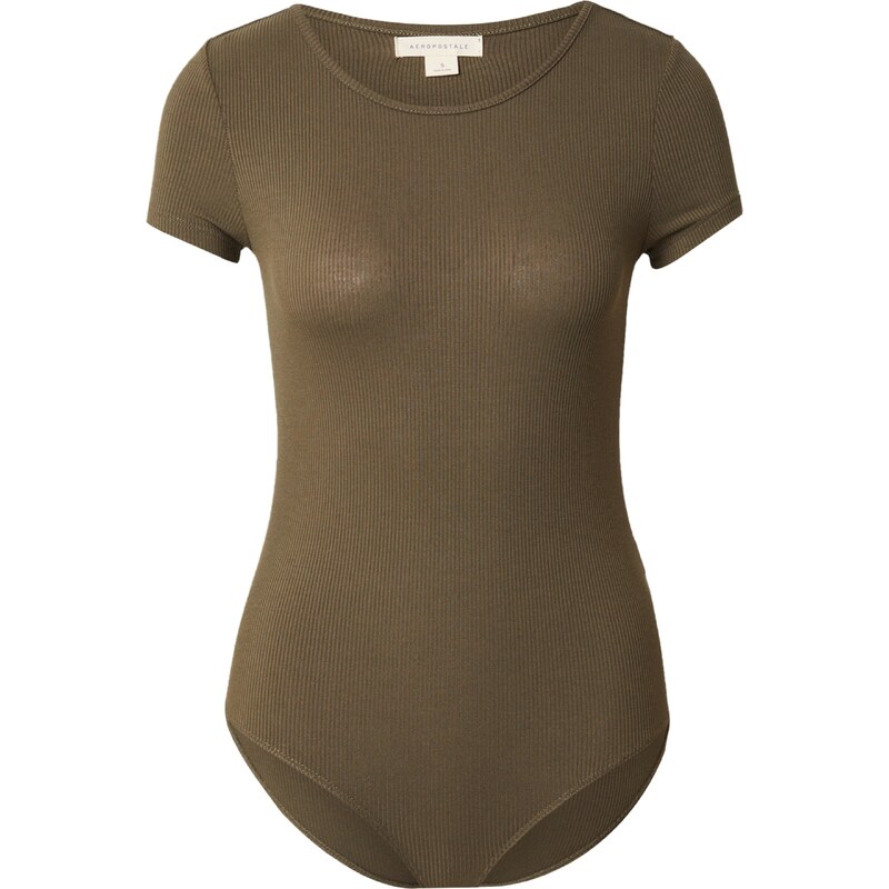 AÉROPOSTALE Tričkové body khaki 109496257
