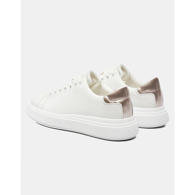 CALVIN KLEIN CUPSOLE LACE UP LEATHER