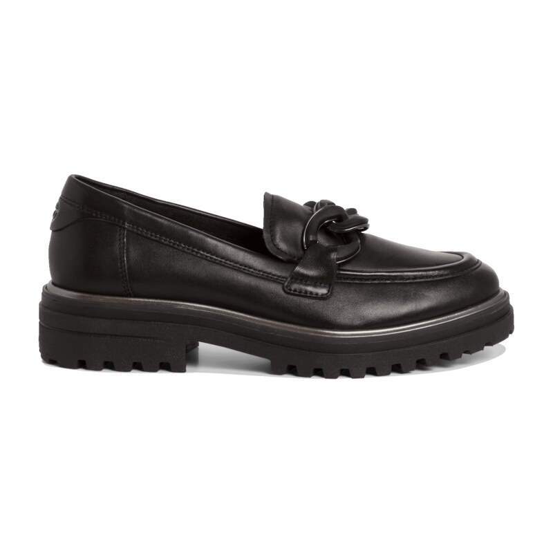 Dámské loafers v čistých liniích s robustní podrážkou Tamaris 1-24707-42 černá