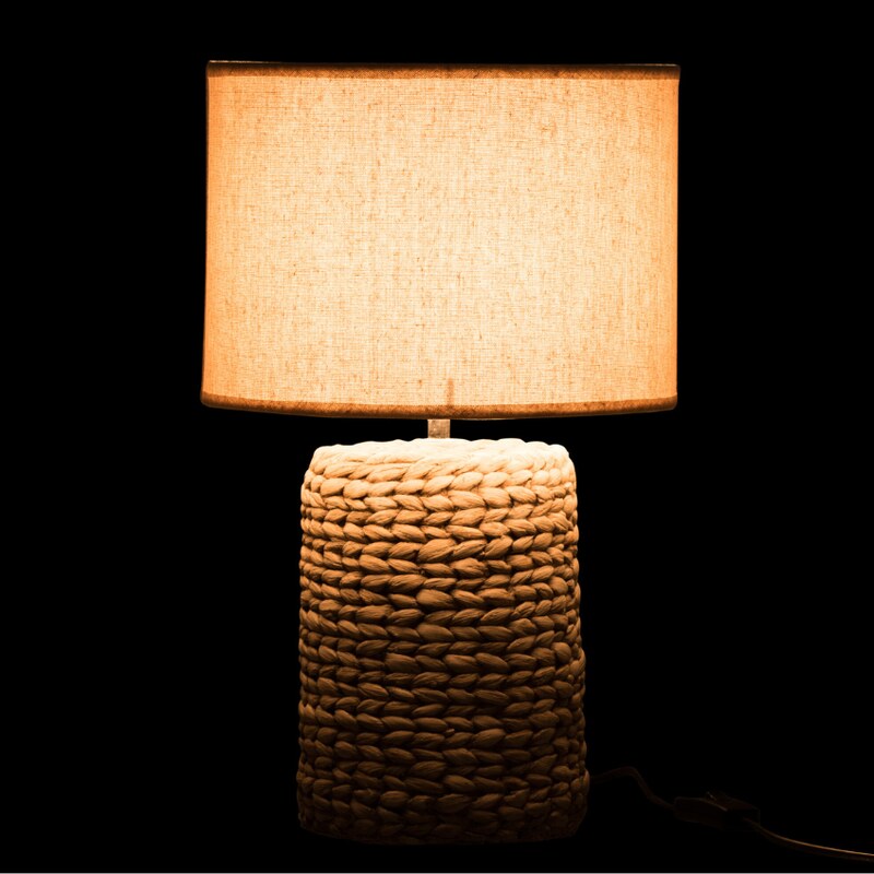 Béžová stolní lampa J-line Fott 47 cm