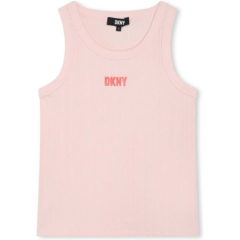 Dětský top Dkny růžová barva