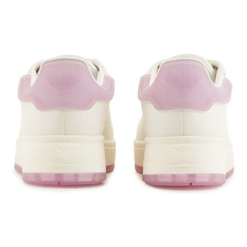 Kožené sneakers boty Emporio Armani béžová barva, X3X024 XR128 C659