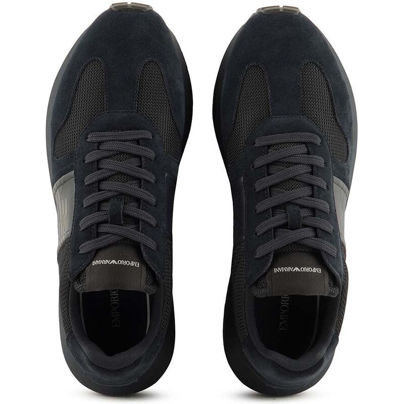 Sneakers boty Emporio Armani černá barva, X4X640 XR102 S440