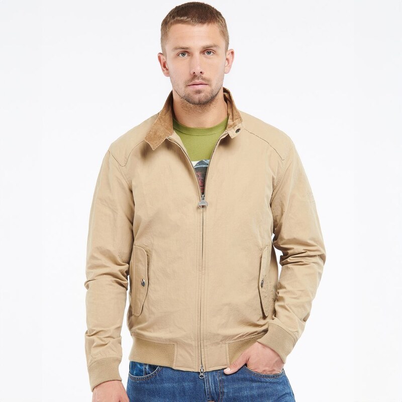 Barbour International Barbour International Steve McQueen Rectifier Harrington Jacket — Military Brown