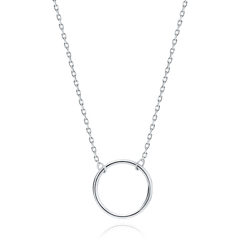 SYLVIENE Stříbrný náhrdelník KARMA 12 mm