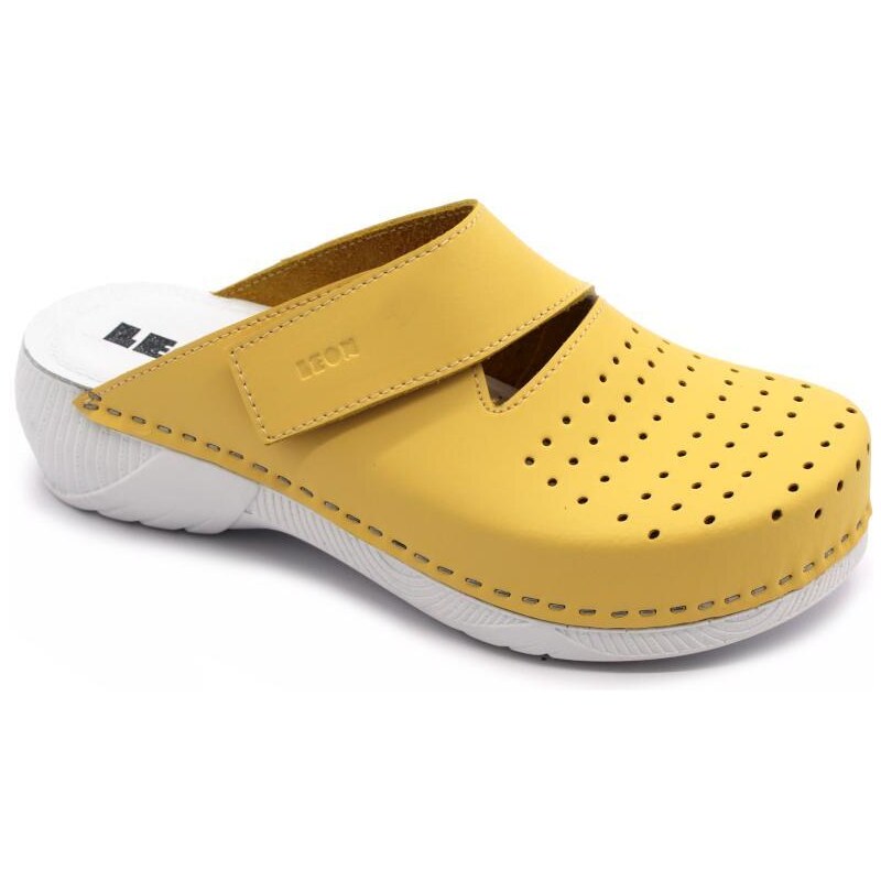 Leon 3500 Dámská zdravotní obuv pro pohodlí - Žlutá