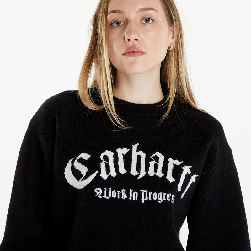 Pánský svetr Carhartt WIP Onyx Sweater UNISEX Black/ Wax