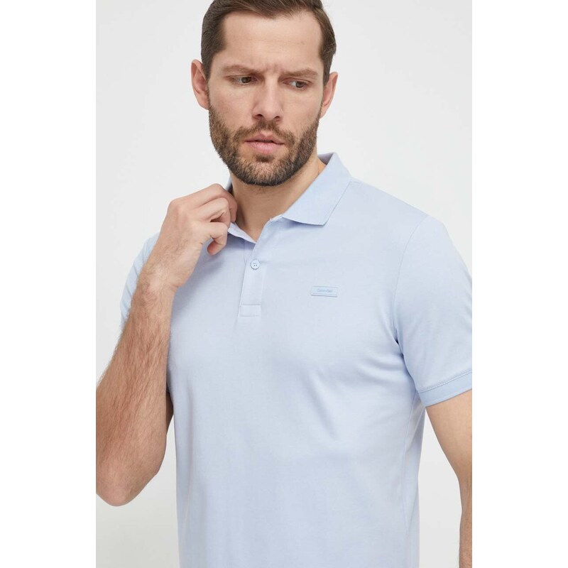 Bavlněné polo tričko Calvin Klein