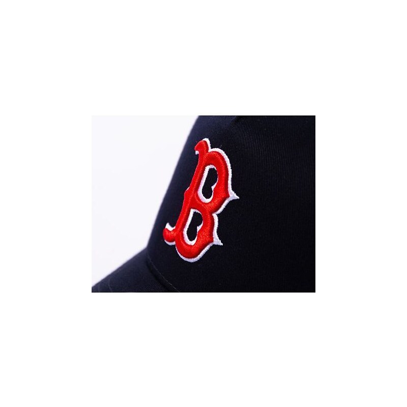 Kšiltovka New Era 9FORTY A-Frame MLB Patch Boston Red Sox Cooperstown Navy