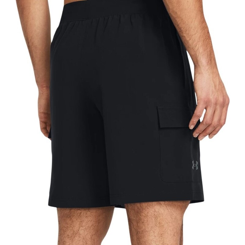 Under Armour Šortky Stretch Woven Cargo Short-BLK pánské
