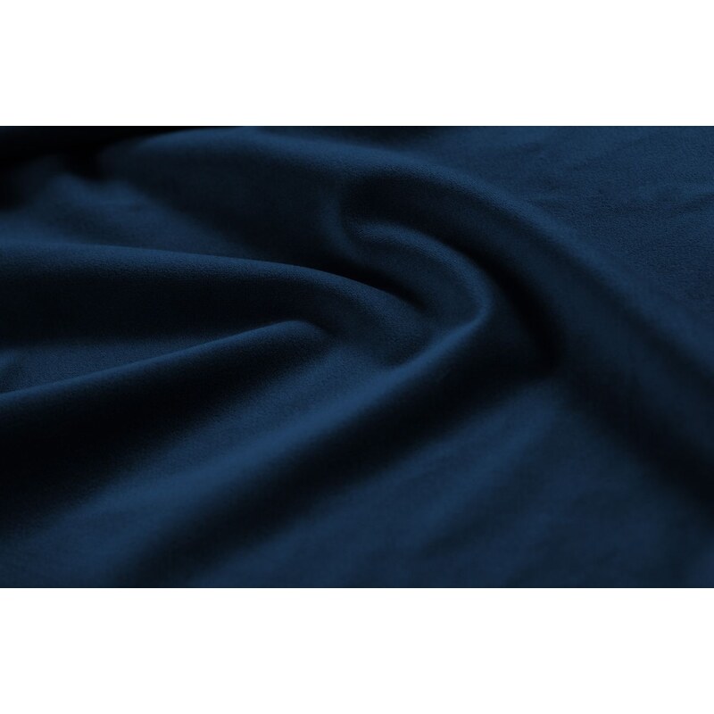 Královsky modrá sametová dvoulůžková postel MICADONI Bellis 160 x 200 cm