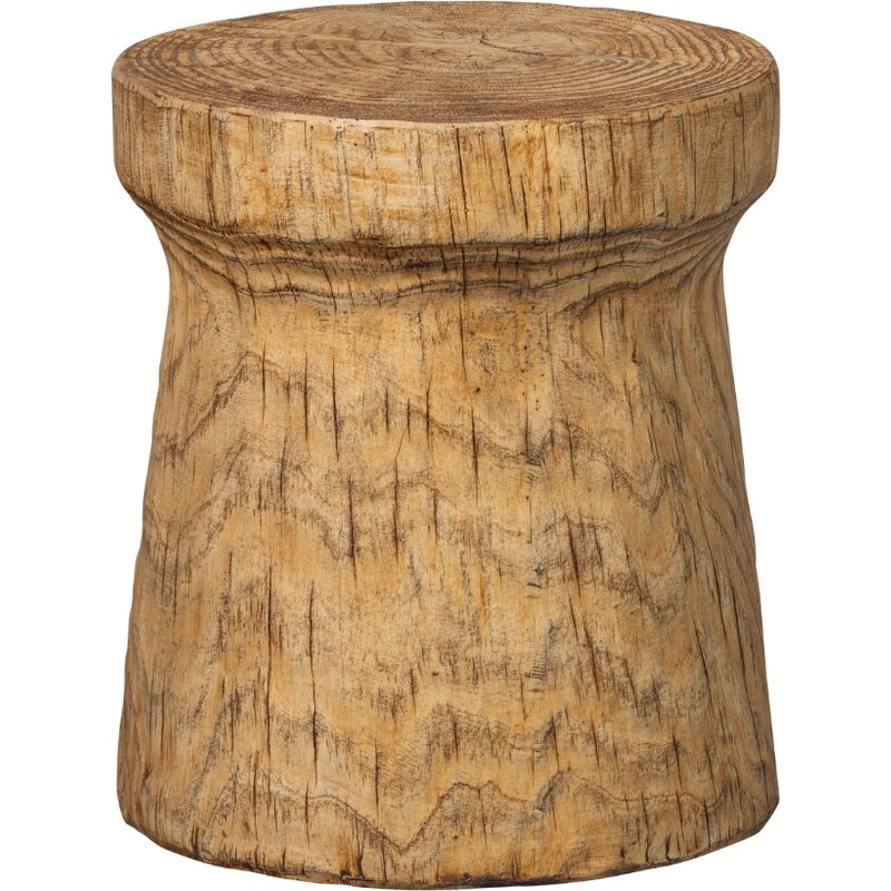Hoorns Zahradní stolek Divano 37 cm s dřevěným dekorem