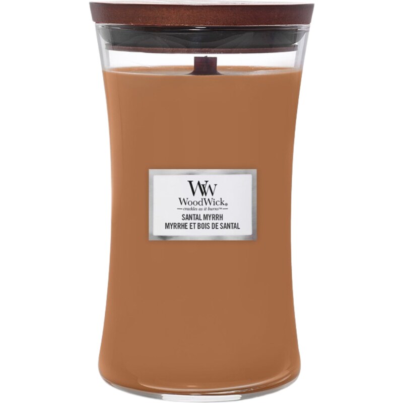 Velká vonná svíčka WoodWick, Santal Myrrh