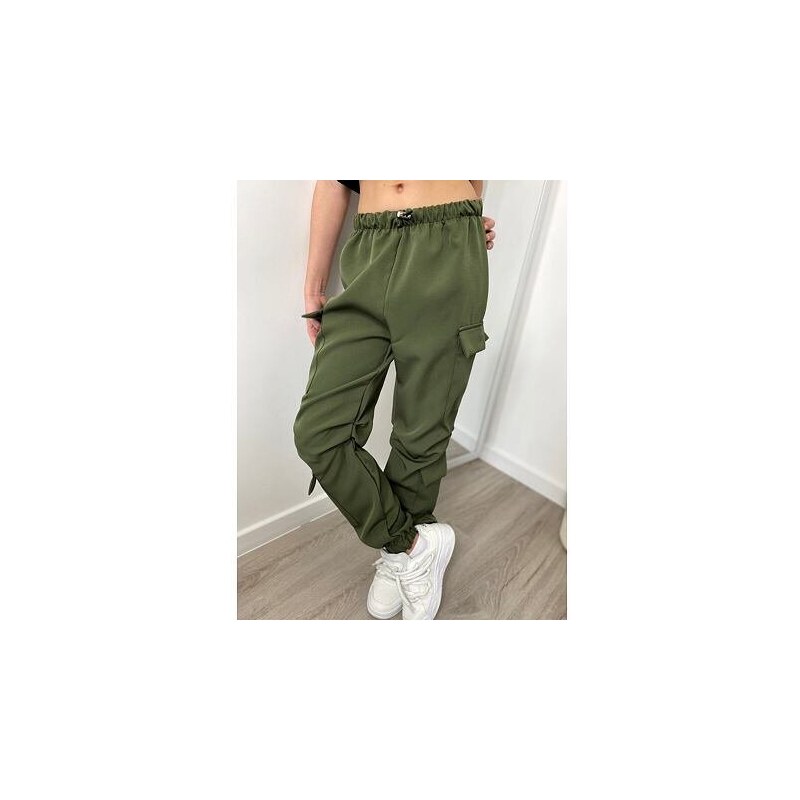 By Mini - butik Jarní sporty cargo kapsáče khaki