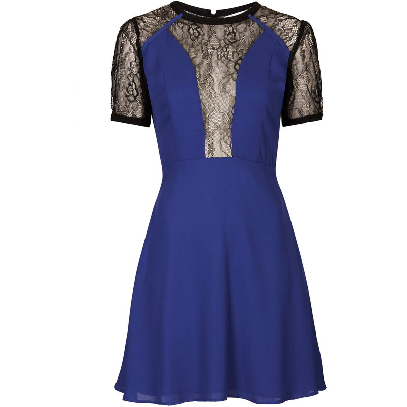 Topshop **Chiffon and Lace Dress by WYLDR