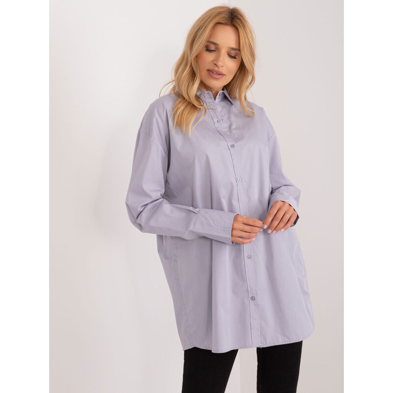 LYKOSS Shirt-BA-KS-0378.60-grey 106986845