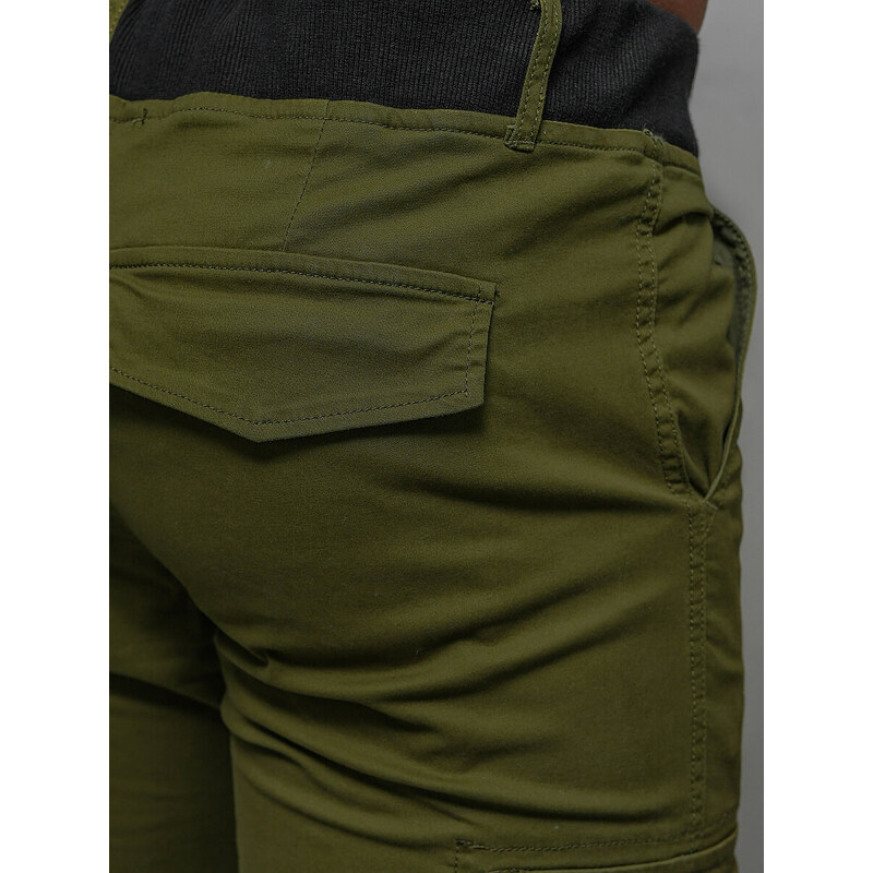 Pánské cargo jogger kalhoty zelené OZONEE NB/MP0208MVZ