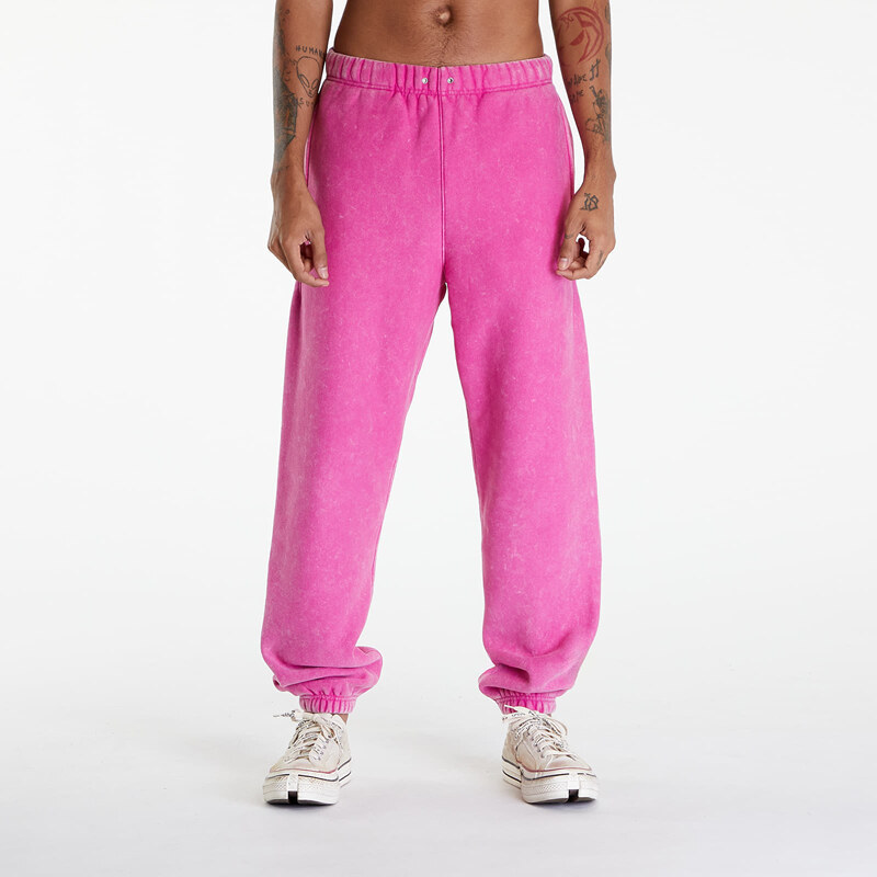 Pánské tepláky Patta Classic Washed Jogging Pants Fuchsia Red