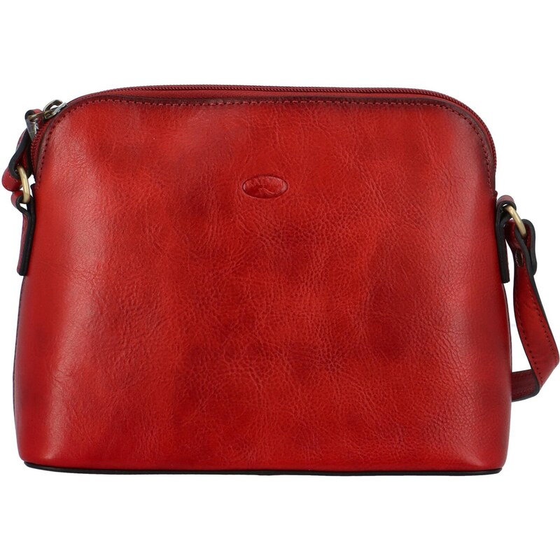 Dámská kožená crossbody/taška červená - Katana Akíra červená 89976269