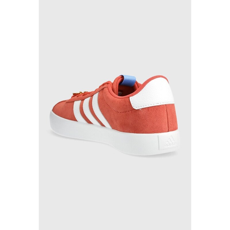 Kožené sneakers boty adidas VL COURT 3.0 oranžová barva, ID9073