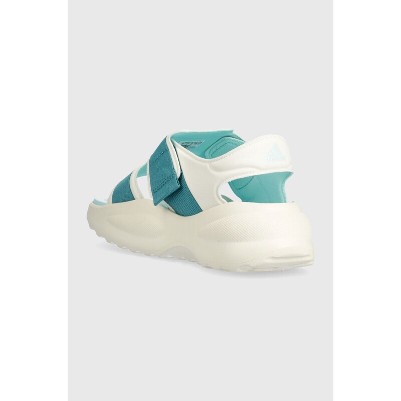 Dětské sandály adidas MEHANA SANDAL KIDS tyrkysová barva