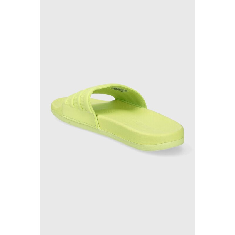 Pantofle adidas zelená barva, ID3405
