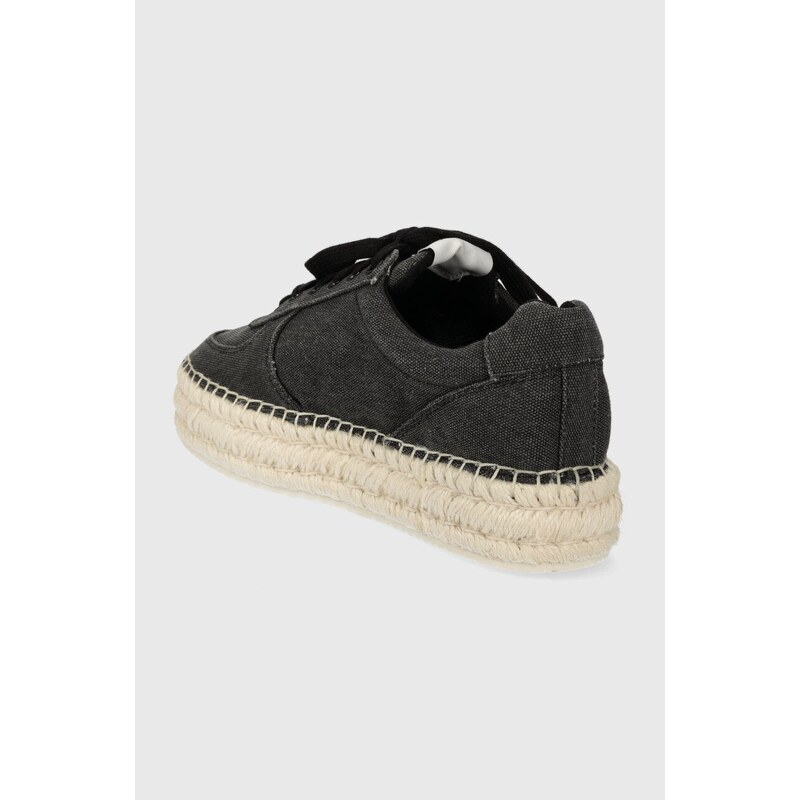 Espadrilky Calvin Klein Jeans ESPADRILLE SNEAKER CS BTW černá barva, na platformě, YW0YW01437