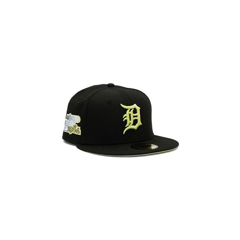 Kšiltovka New Era 59FIFTY MLB Style Activist Detroit Tigers Cooperstown Black / Cyber Green