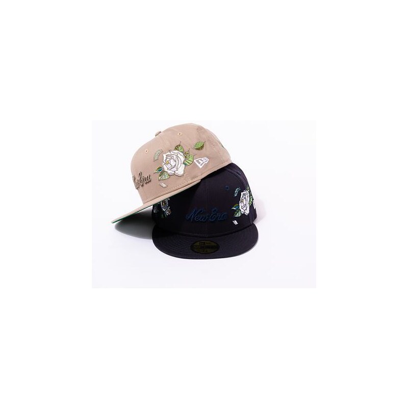 Kšiltovka New Era 59FIFTY Flower Icon Ash Brown