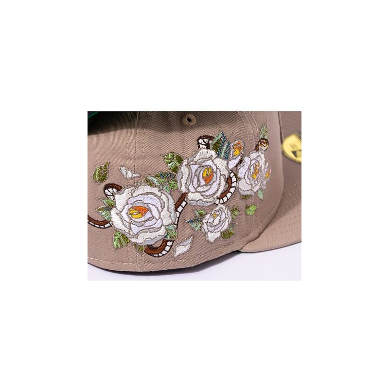 Kšiltovka New Era 59FIFTY Flower Icon Ash Brown