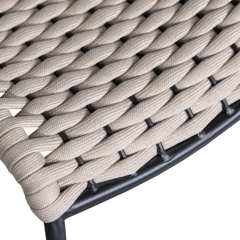 Hoorns Béžová hliníková zahradní židle Tiga