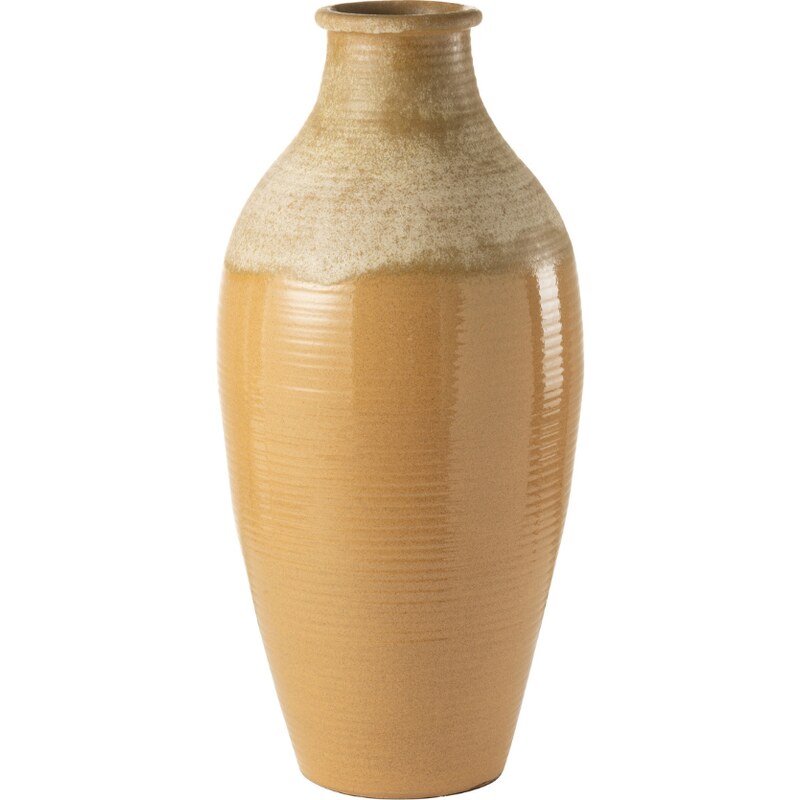 Béžová keramická váza J-line Bige 38 cm