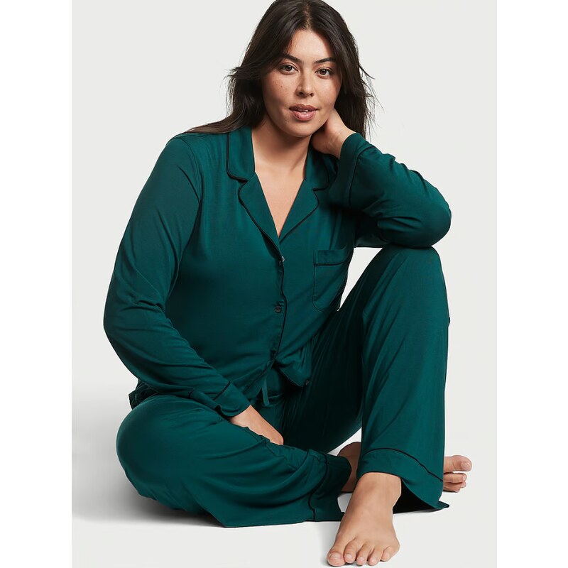 Victoria's Secret pyžamová souprava Modal Long Pajama Set