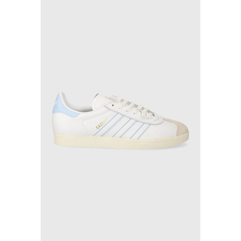 Sneakers boty adidas Originals Gazelle bílá barva, ID3718